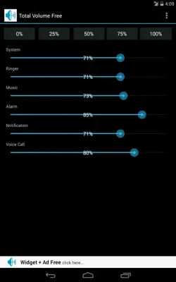 Total Volume Free android App screenshot 0